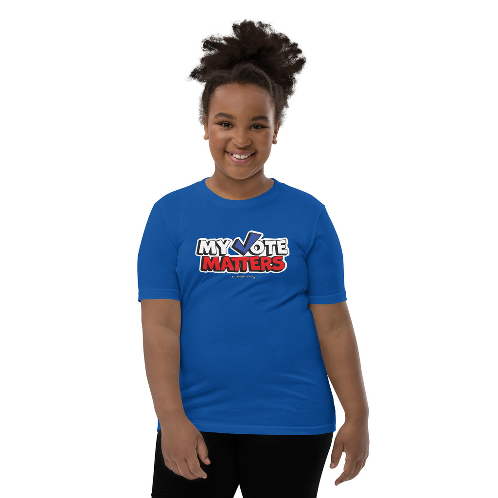 Youth Short Sleeve T-Shirt - My Vote Matters