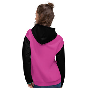 Women's Hoodie Long Sleeve Casual Graphic Sweatshirt - TAPE POP PINK