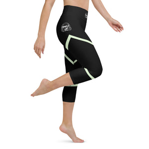 Womens Capri Leggings Casual Graphic Yoga Pants  -  BARBARIAN