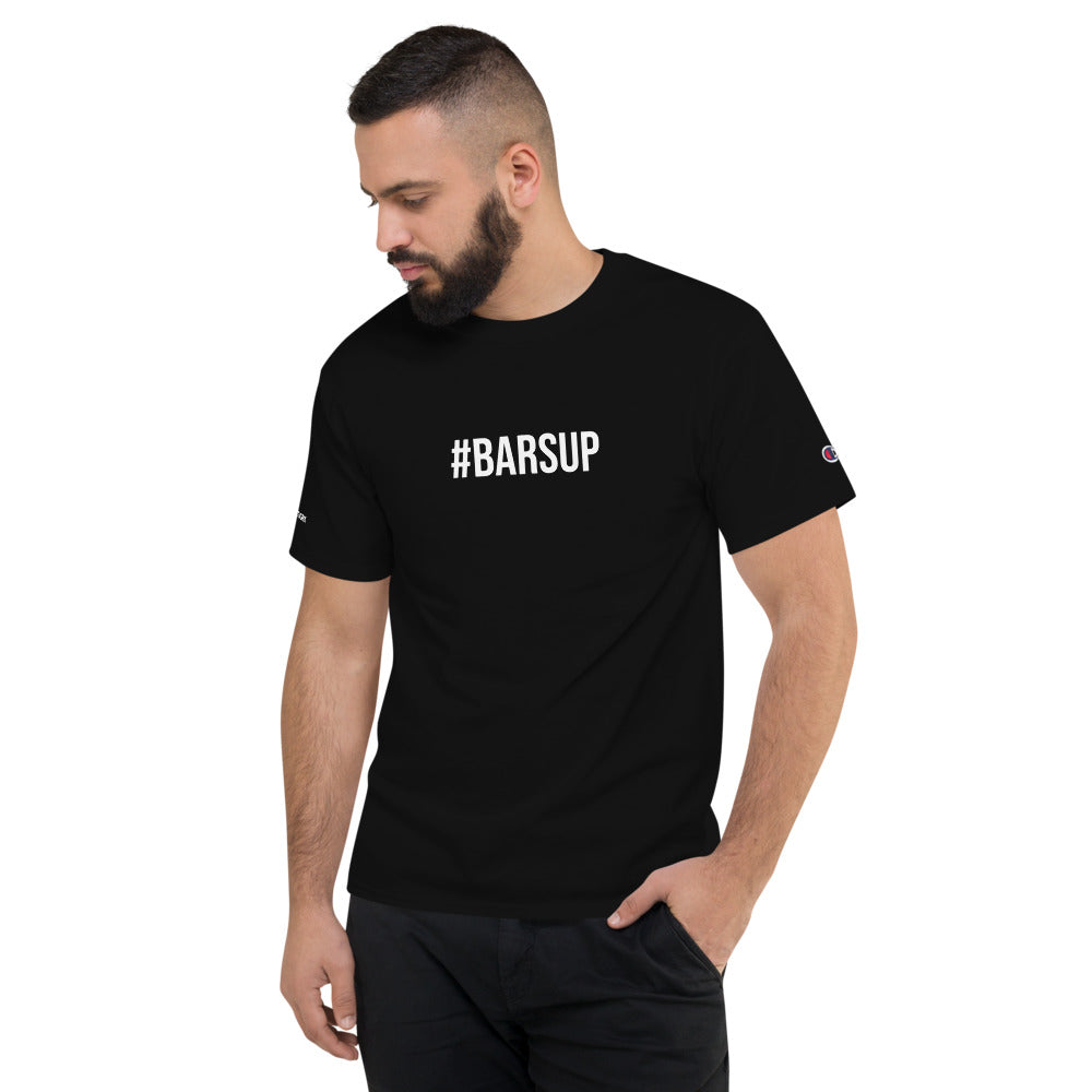 BARSUP HASHTAG - Men's Champion T-Shirt (BLACK)