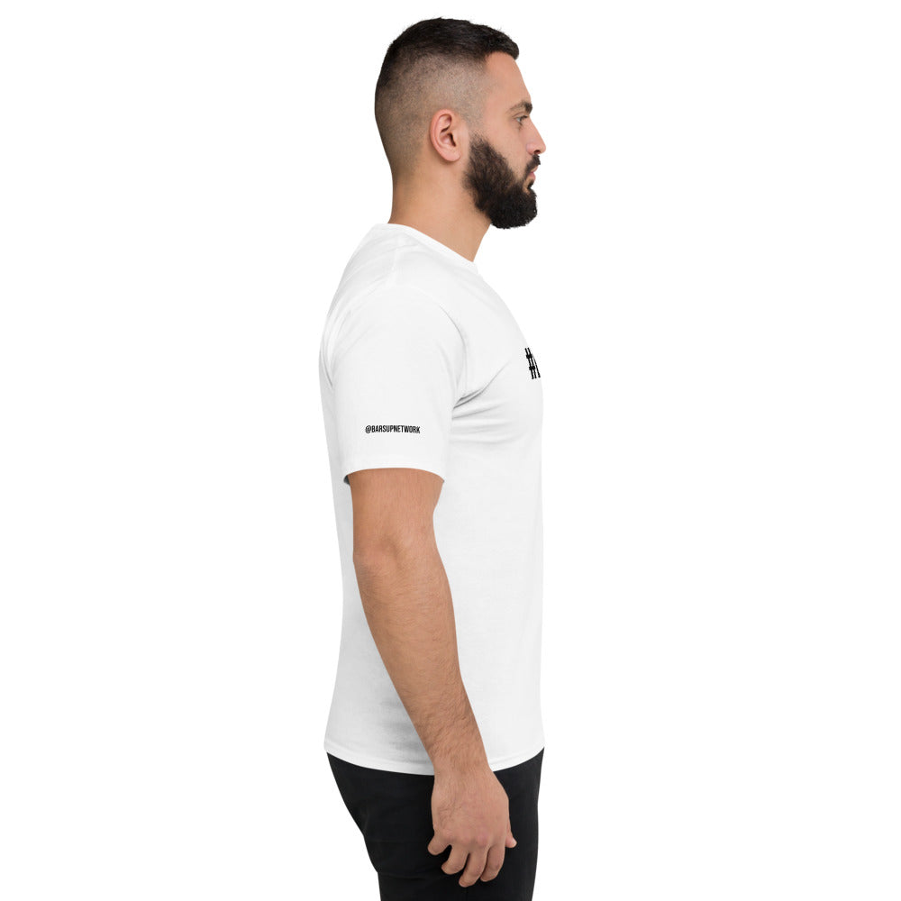 BARS UP HASHTAG - Men's Champion T-Shirt (WHITE)