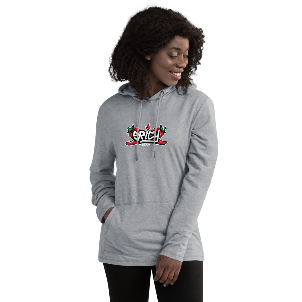 Women's Lightweight Hoodie Long Sleeve Casual Graphic Sweatshirt - SPICY
